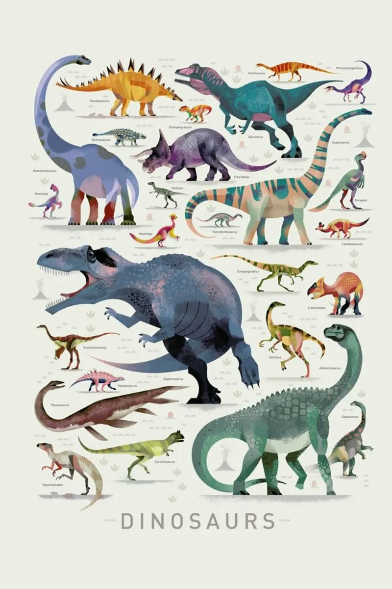 Dinosaurs poster da Dieter Braun