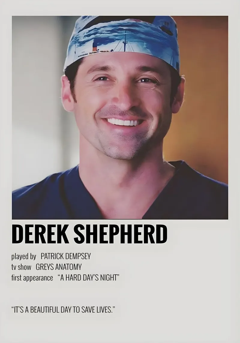 DEREK SHEPHERD pellicola backlit da MVFminimalist