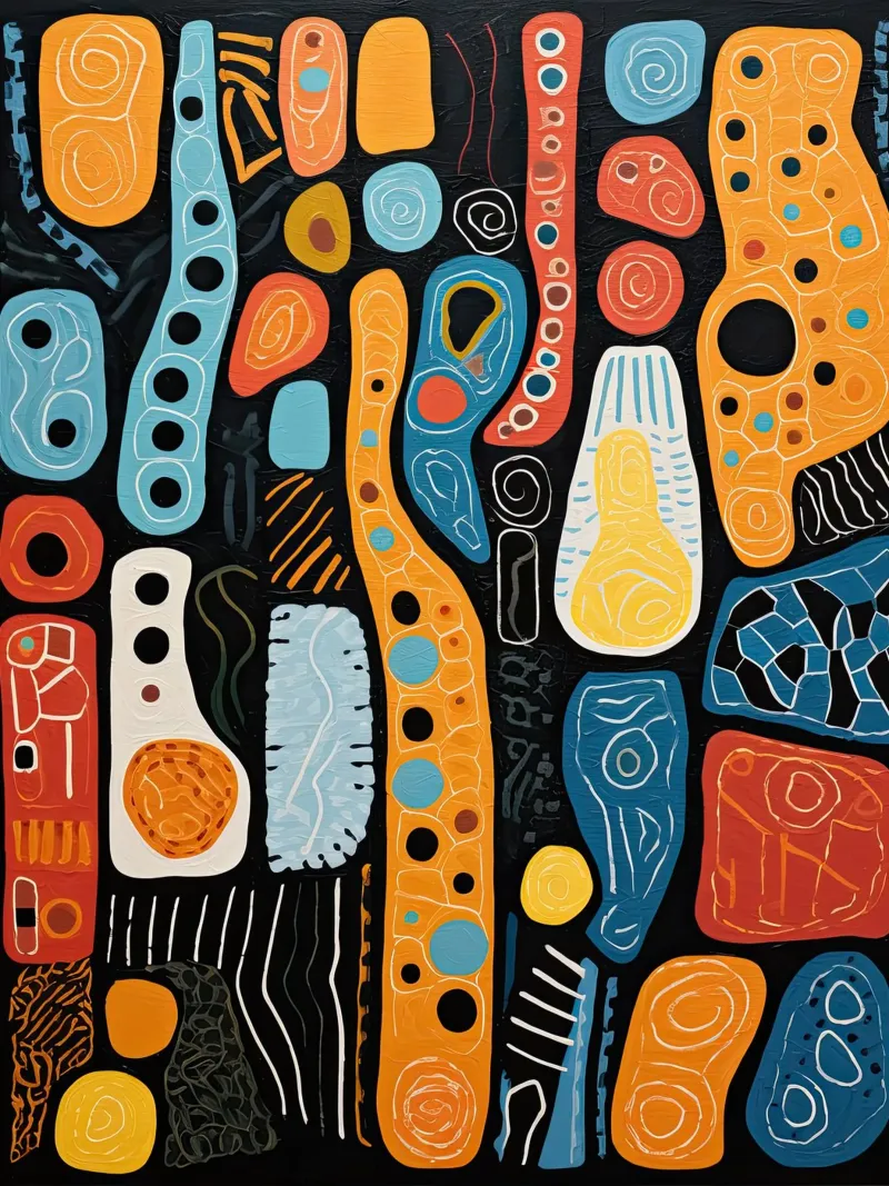 Muurkunst van Imagine canvas met Baklijst van Imagine
