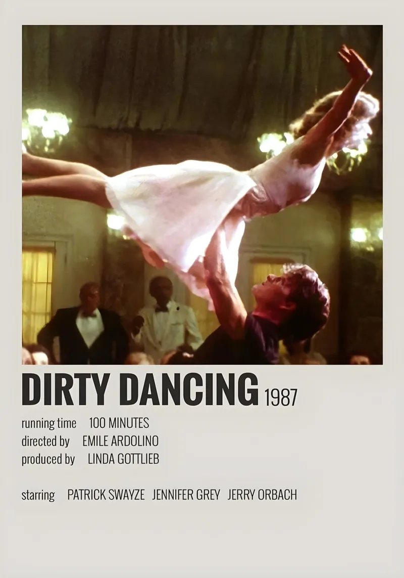 DIRTY DANCING 1987 pellicola backlit da MVFminimalist