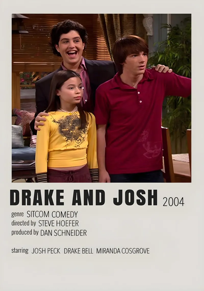 DRAKE AND JOSH 2004 pellicola backlit da MVFminimalist