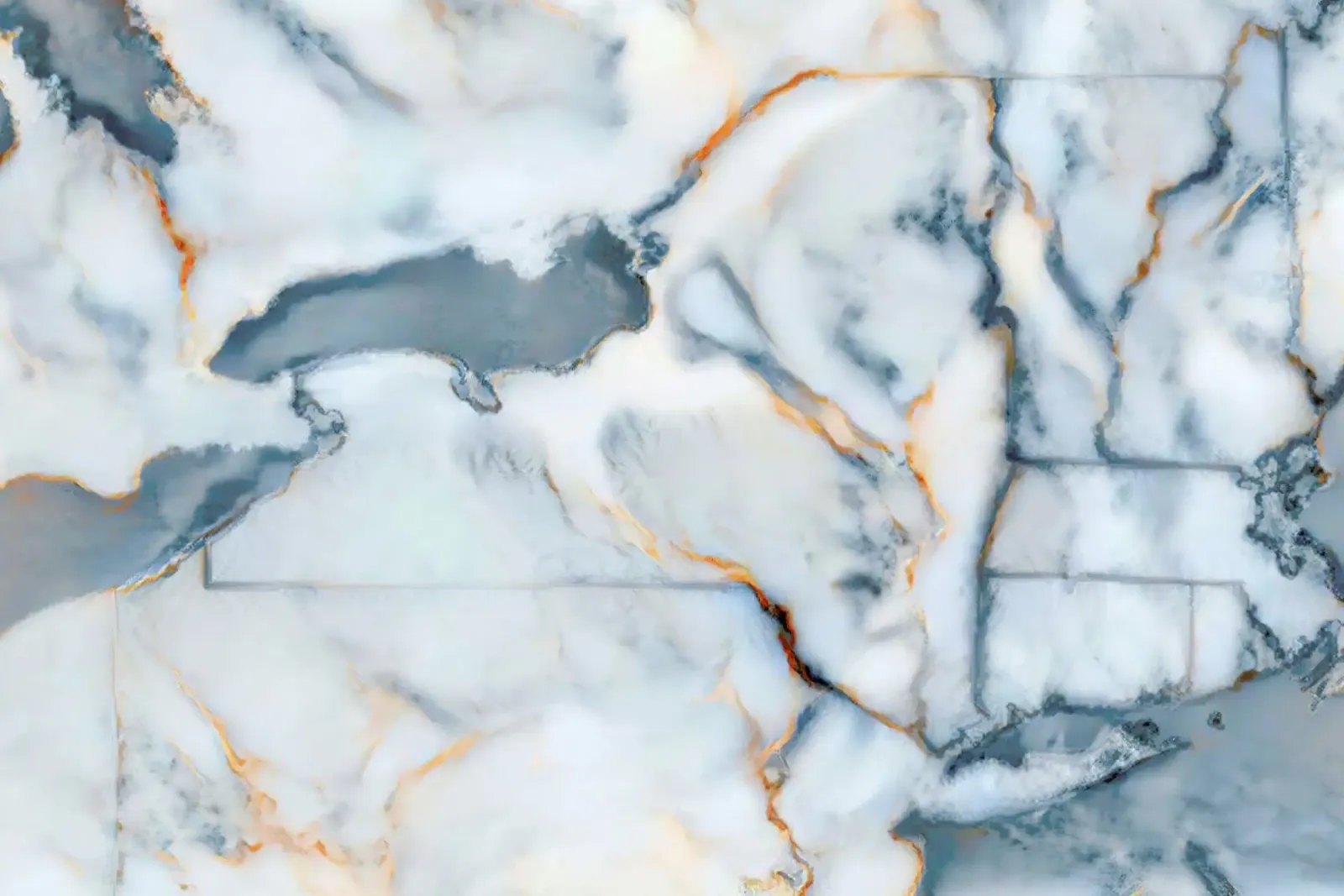 New York Marble Map pellicola backlit da Octavian