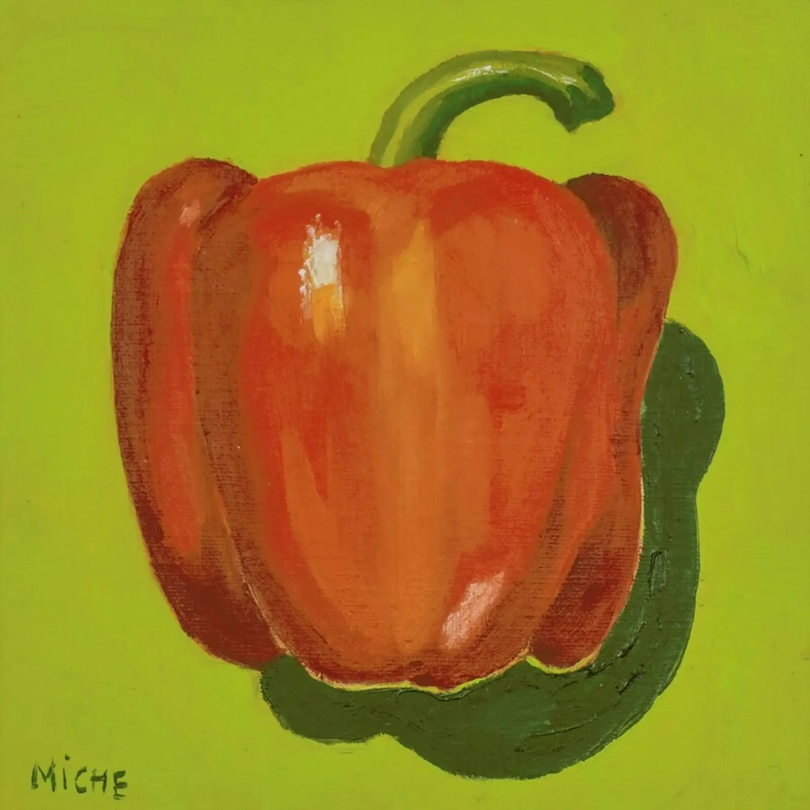 Red Pepper pellicola backlit da Miche Watkins