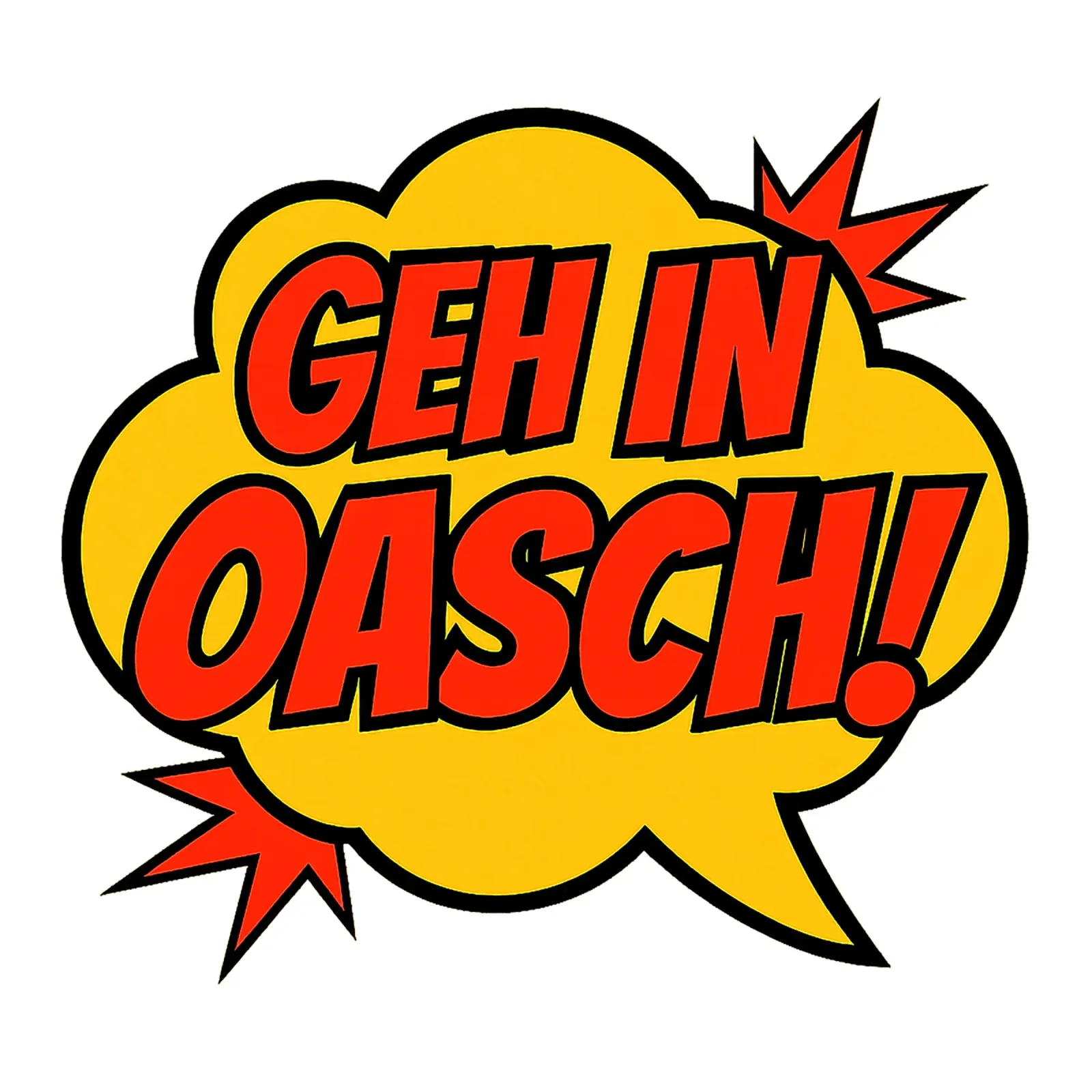 GEH IN OASCH! pellicola backlit da Vintage Van Gogh