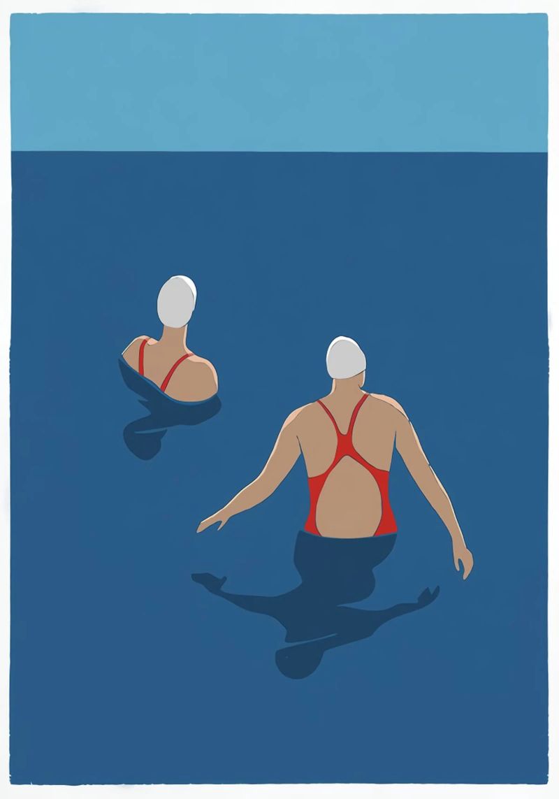 Tuffo in mare pellicola backlit da maryde shop