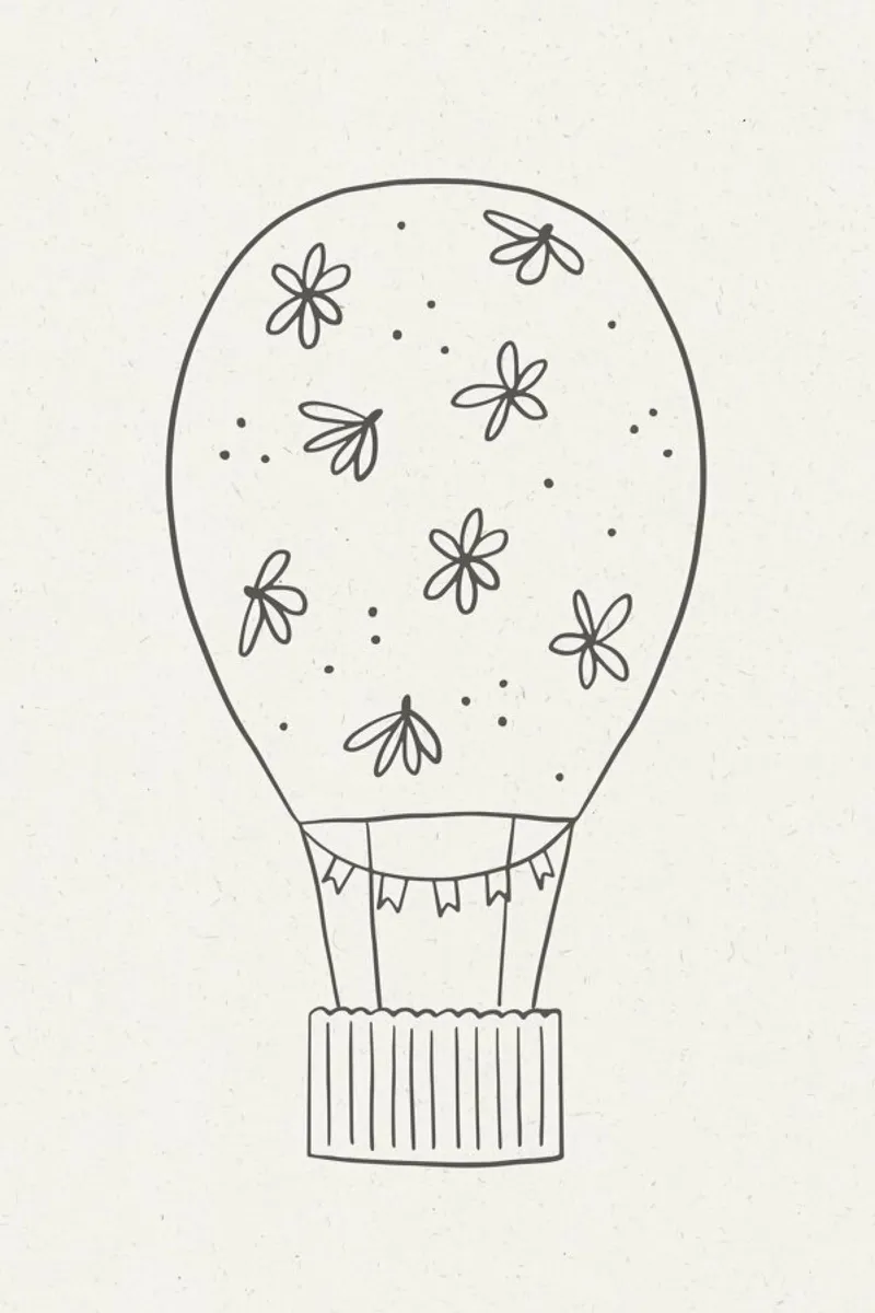 Balloon Sketch poster da KRUTH DESIGN