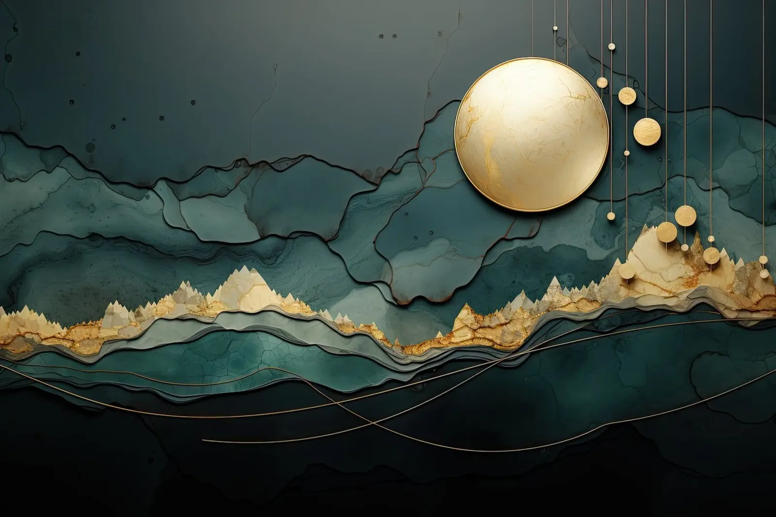 Muurkunst van Imagine canvas met Baklijst van Imagine