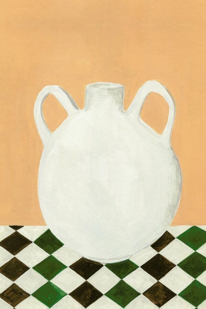 White Jug Poster von Isabelle Vandeplassche