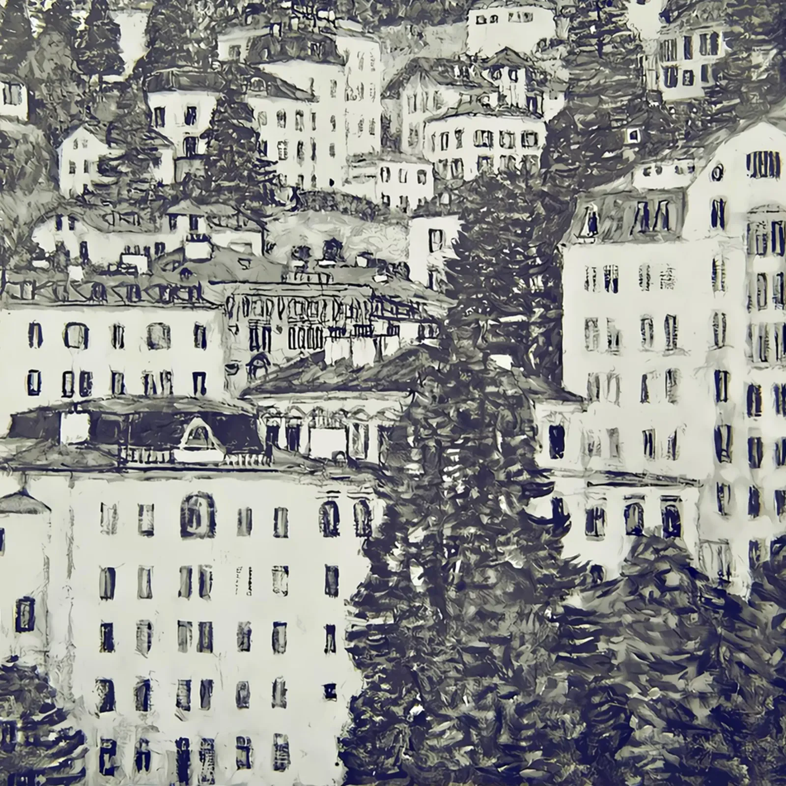 Gastein poster con telaio in legno da D1 Shop