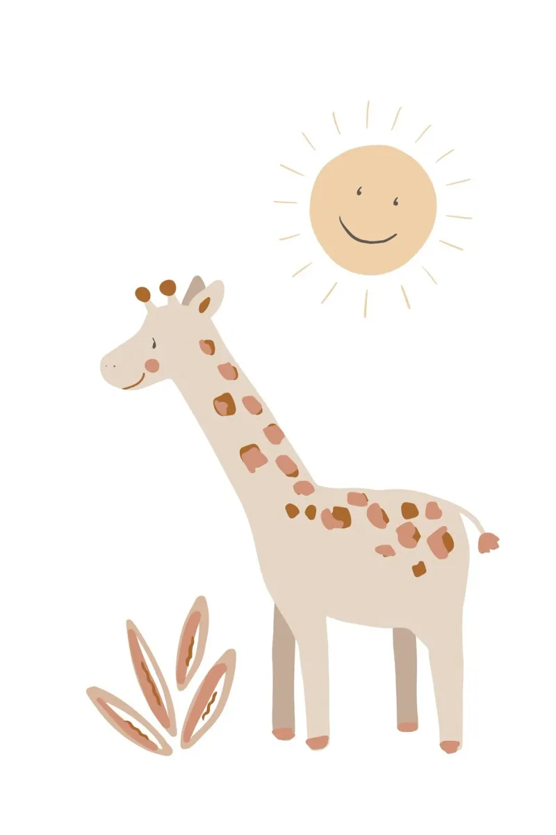 Giraffe carta hahnemühle da KRUTH DESIGN