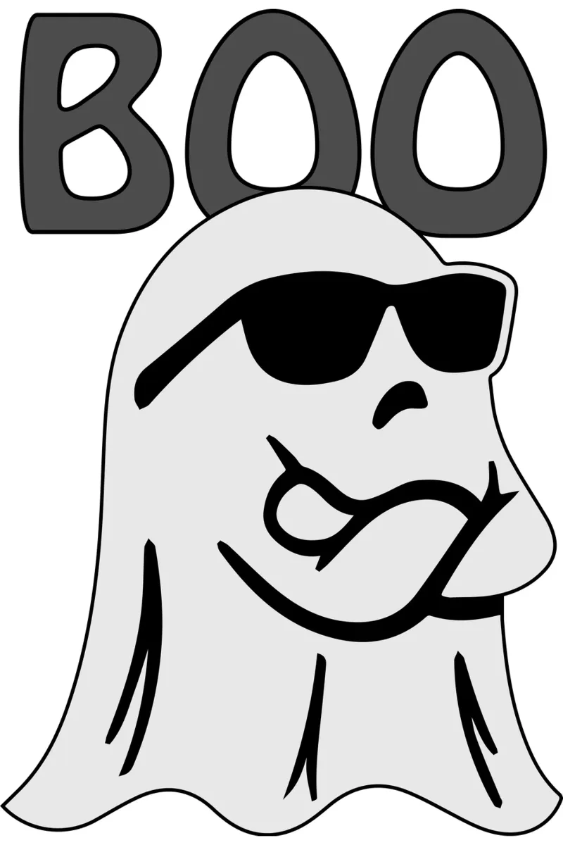 disegno di Halloween "boo ghost poster da ersanim