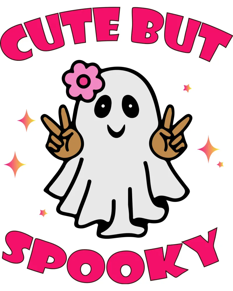 Arte di Halloween carina ma spettrale poster da ersanim
