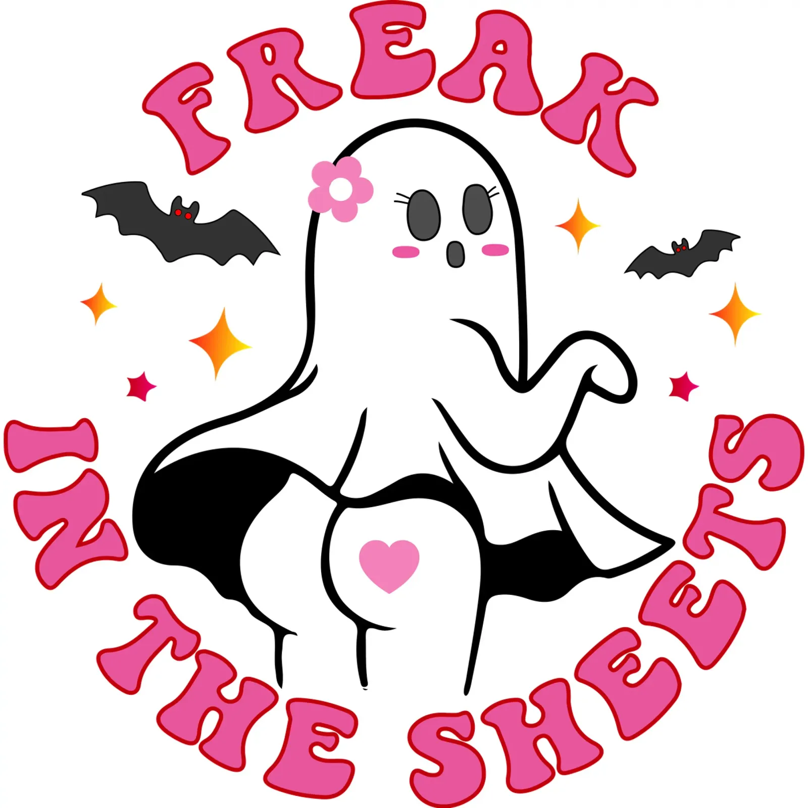 Freak nel lenzuolo donne Halloween pellicola backlit da ersanim