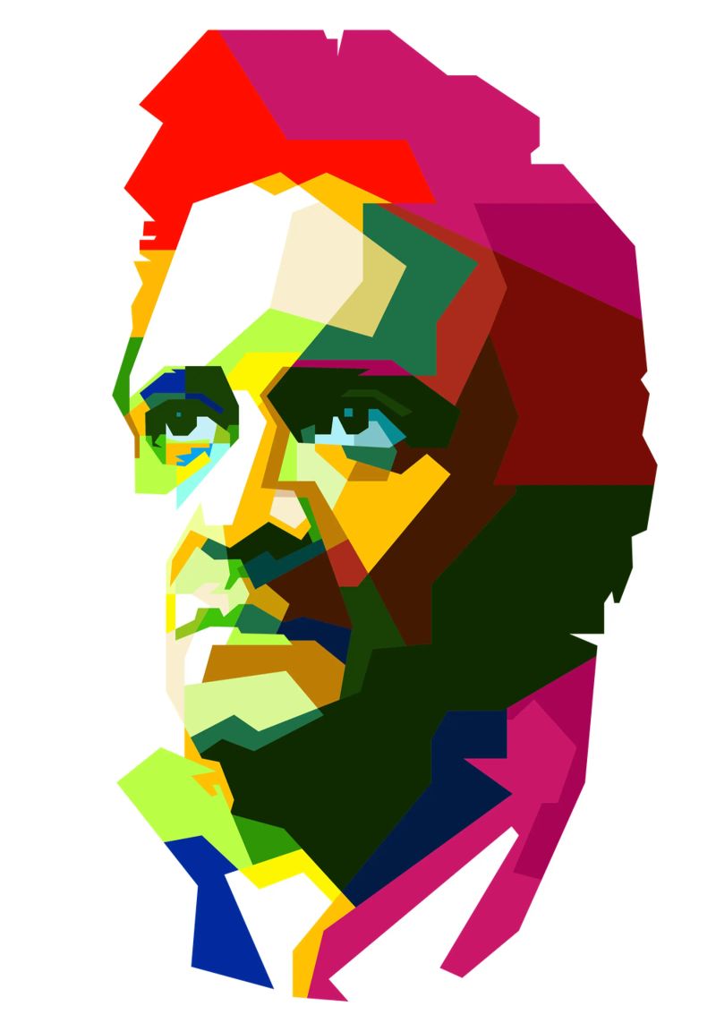 Johnny Cash Chanteur country WPAP Trending Now poster de Artkreator
