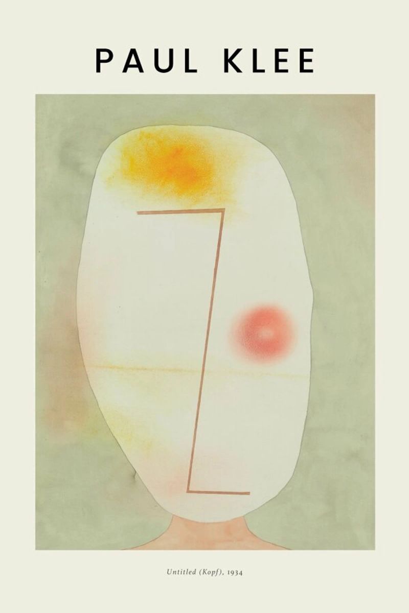 Klee - Untitled (Kopf) poster by Vintage by JUNIQE