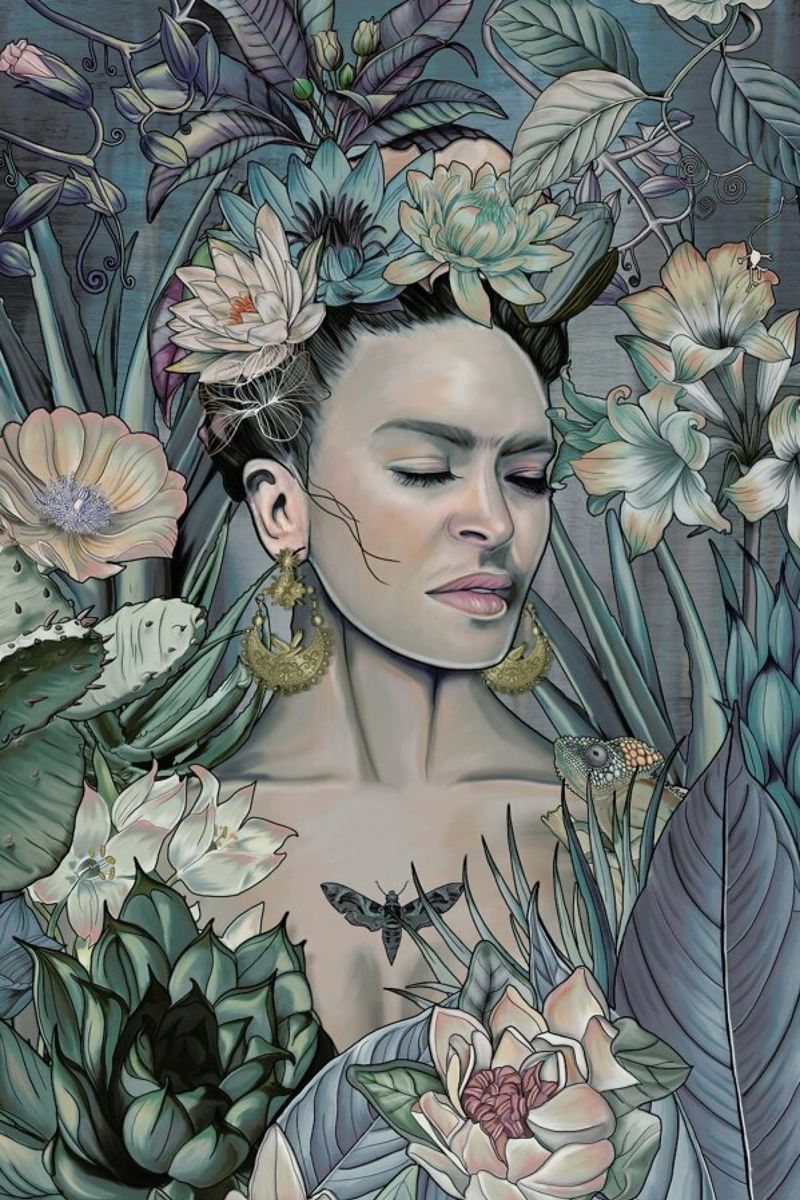 Sueno De Medianoche Frida Kahlo Poster von Nettsch