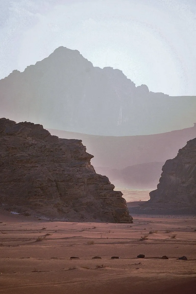 terra arida deserto pellicola backlit da life of sands