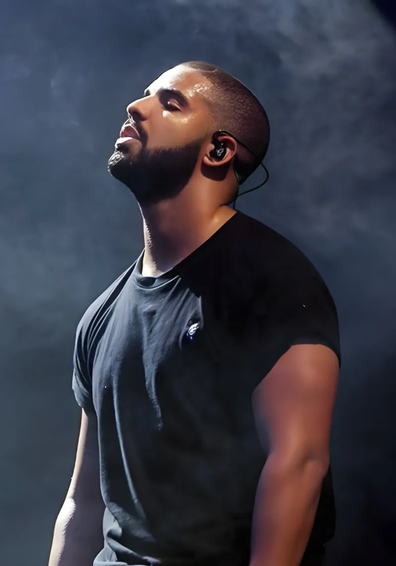 Drake pellicola backlit da Low poly art