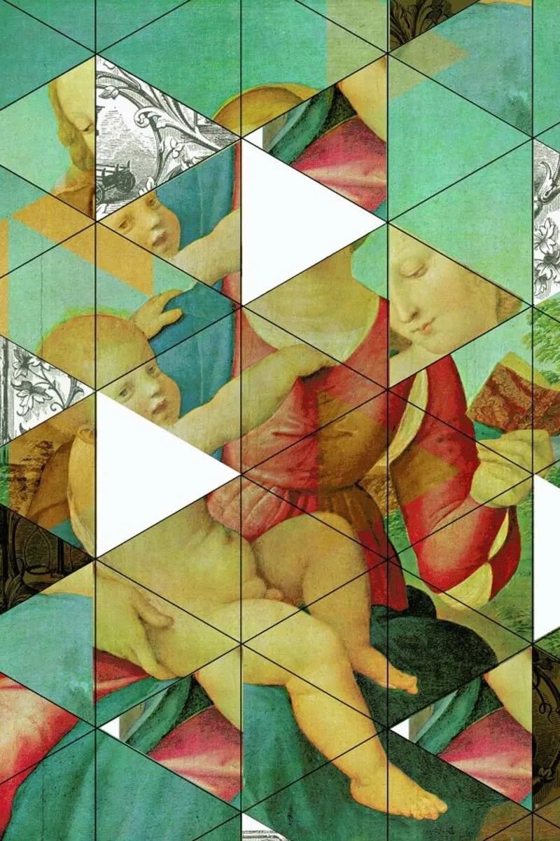 Raphael´s Mother&Child get mixed aluminio dibond de Marko Köppe