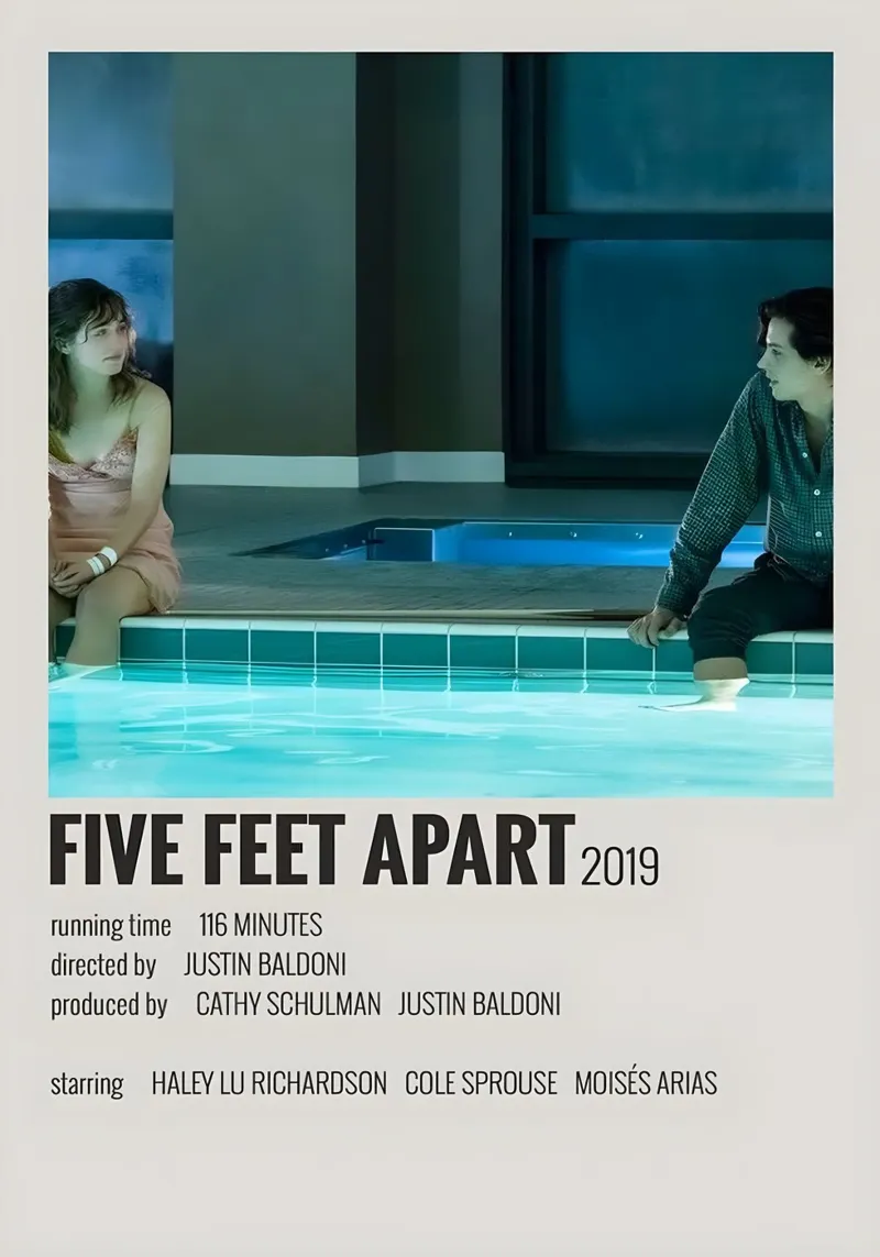 FIVE FEET APART 2019 Hahnemühle von MVFminimalist