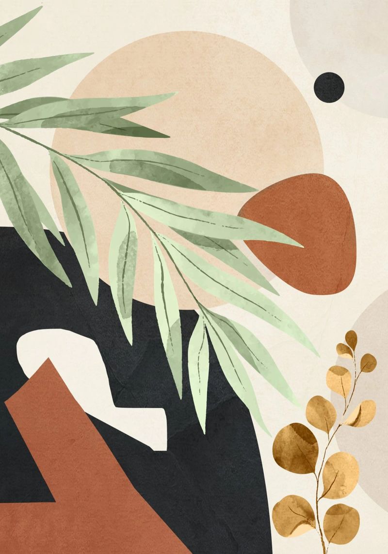 Branches and Leaves in an Abstraction 01 poster by cityart