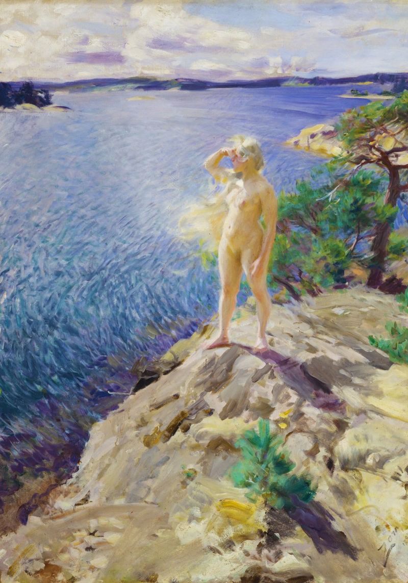 In den Schären von Anders Zorn Poster von Venus Art