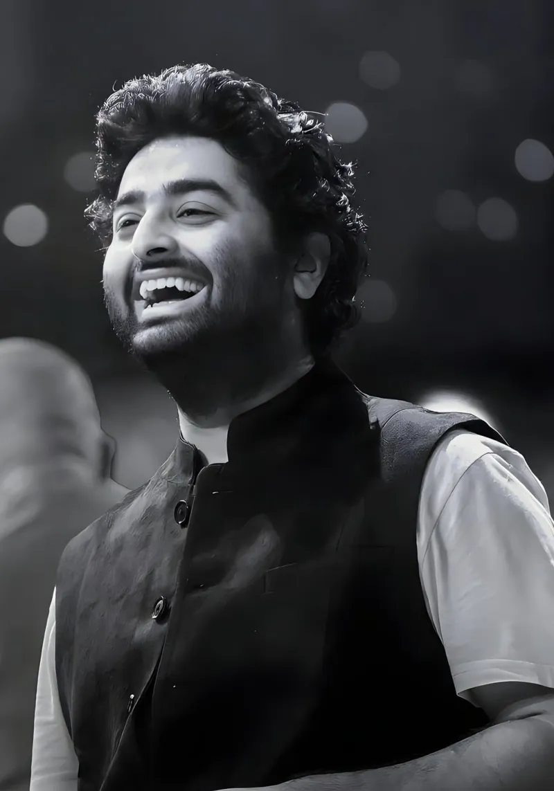 Arijit Singh poster con telaio in alluminio da Low poly art