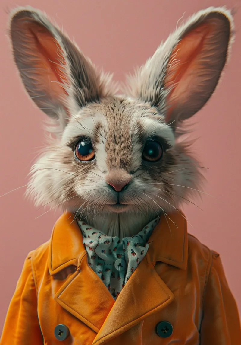 Dapper Bunny plexiglass da Chic Creatures