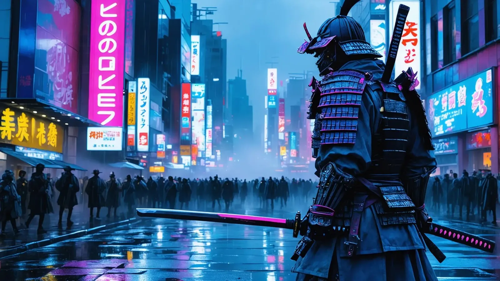 Dark Samurai alluminio dibond da Flo Klein