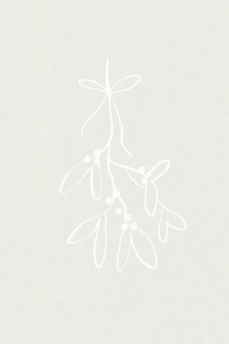 Mistletoe poster con telaio in alluminio da KRUTH DESIGN