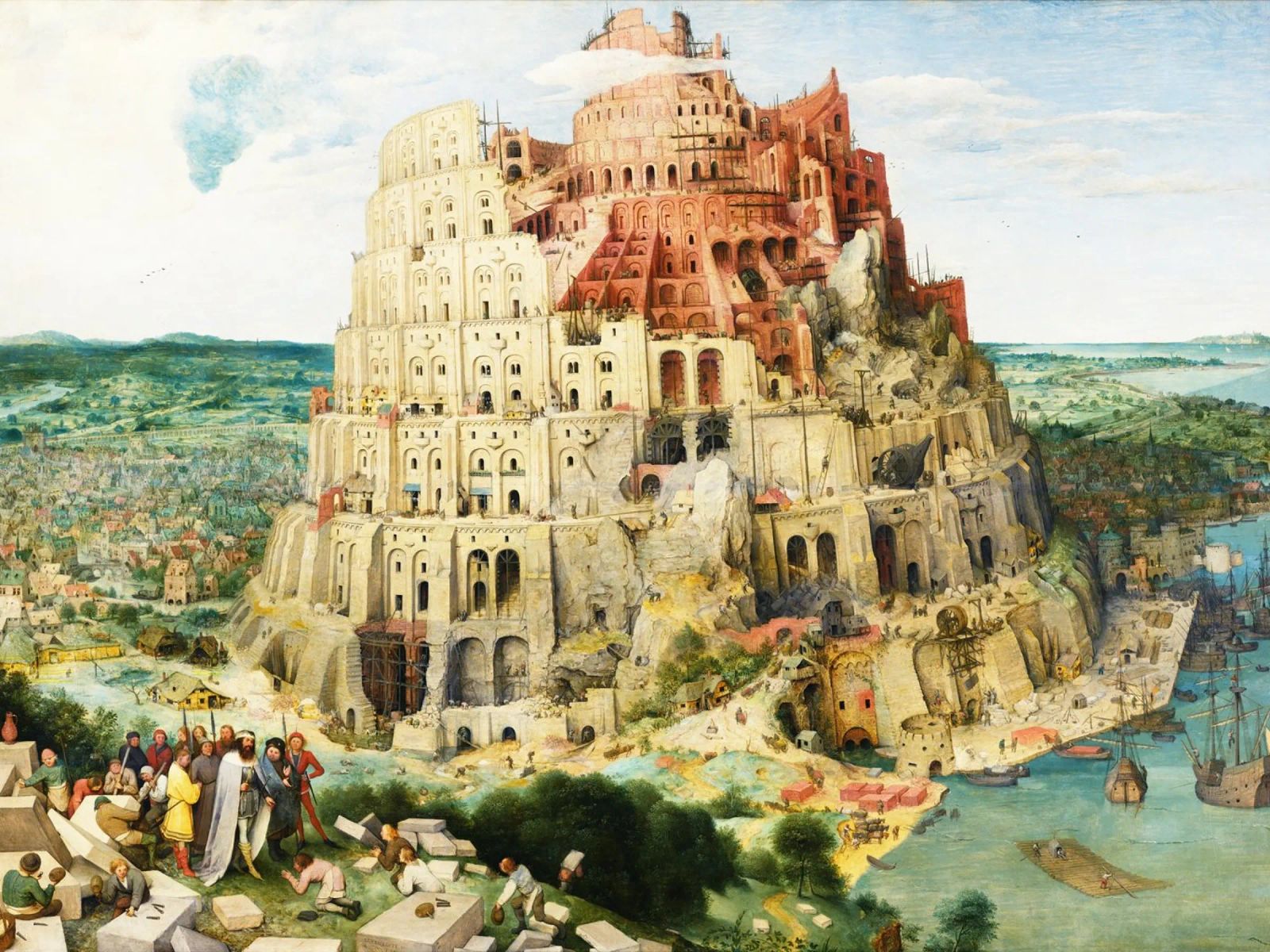 La Tour de Babel de Pieter Bruegel l'Ancien 1563 poster de Art History