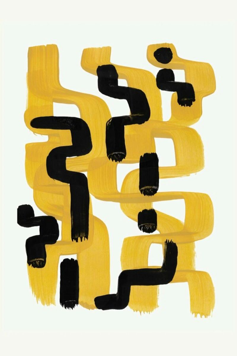 Mustard Wiggle poster by EnShape