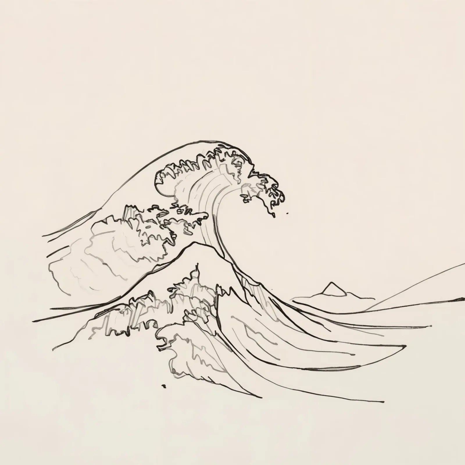 Des vagues majestueuses s'élèvent avec une énergie dynamique au-dessus des rivages tranquilles. film rétro-éclairé de DesignDoodle