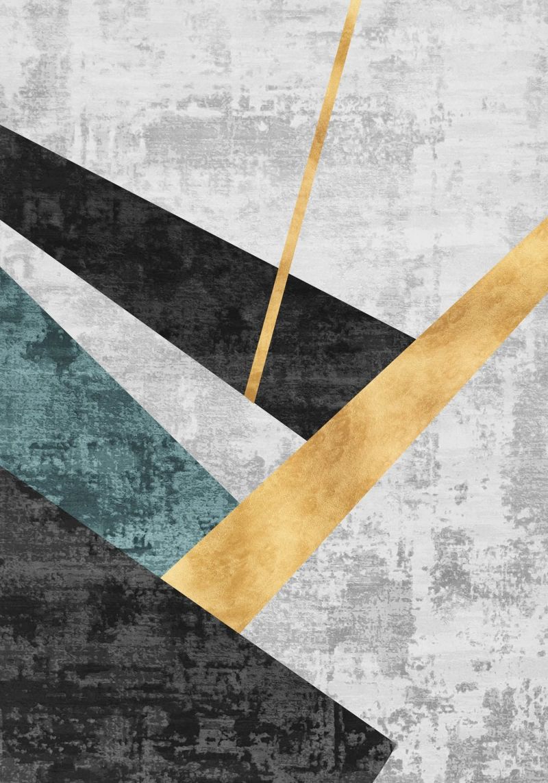 abstract geometric golden rectangle pellicola backlit da vintageshop