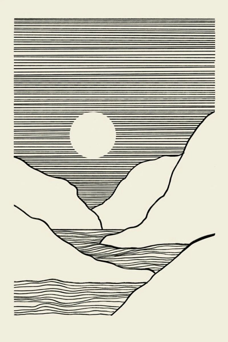Mountain River poster by Graphite