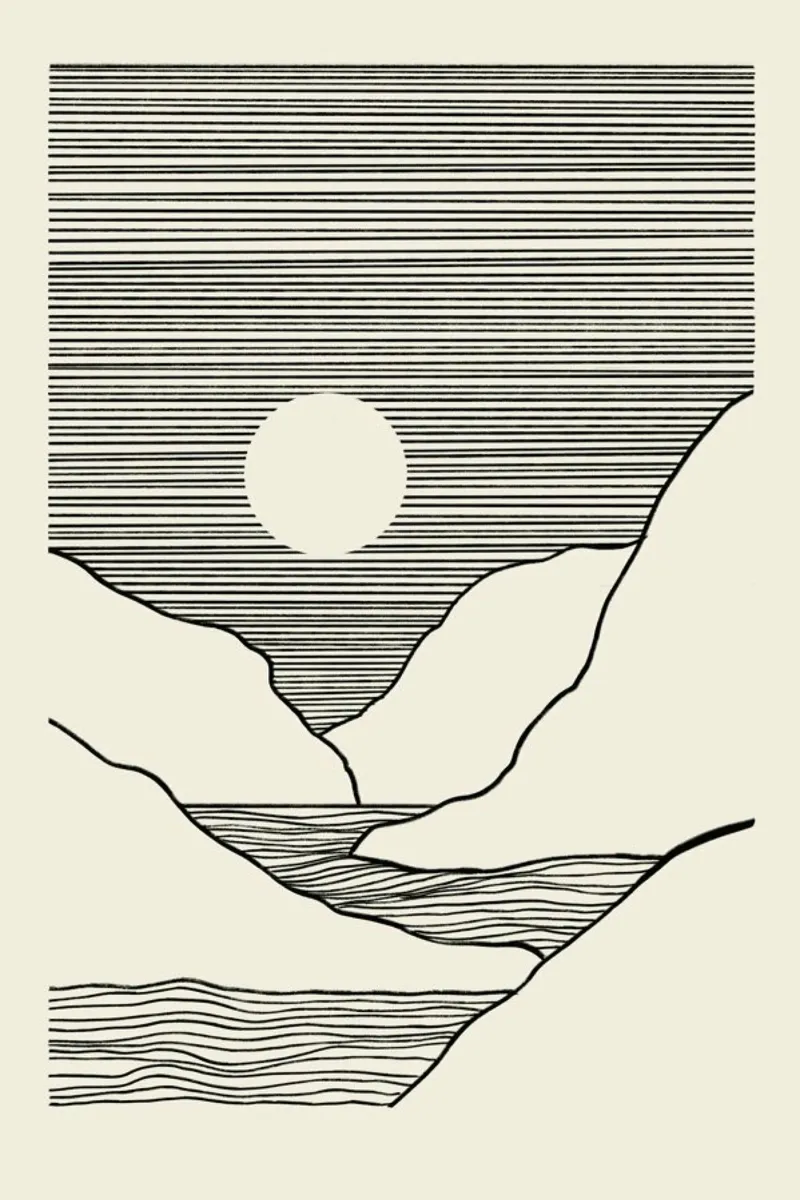 Mountain River poster by Graphite