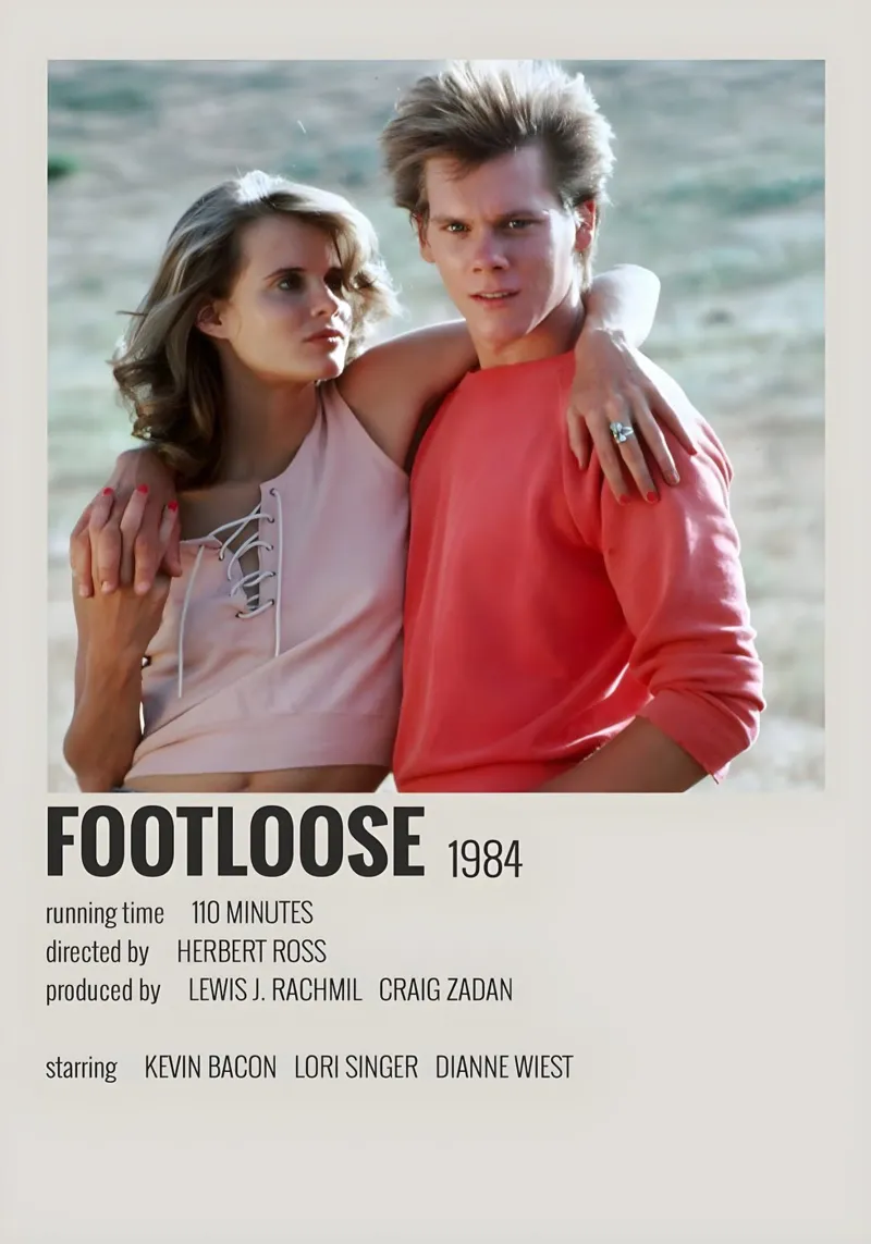 FOOTLOOSE 1984 pellicola backlit da MVFminimalist