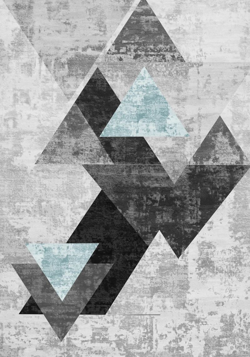 abstract geometric overlapping triangles pellicola backlit da vintageshop