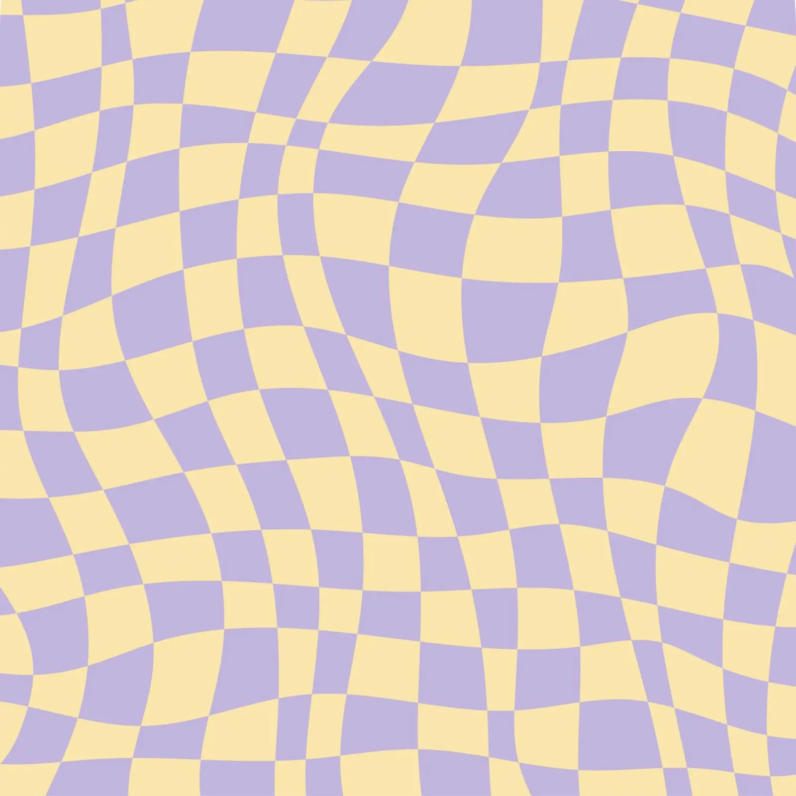 Purple and beige wavy checker acrylic glass by Little Dean
