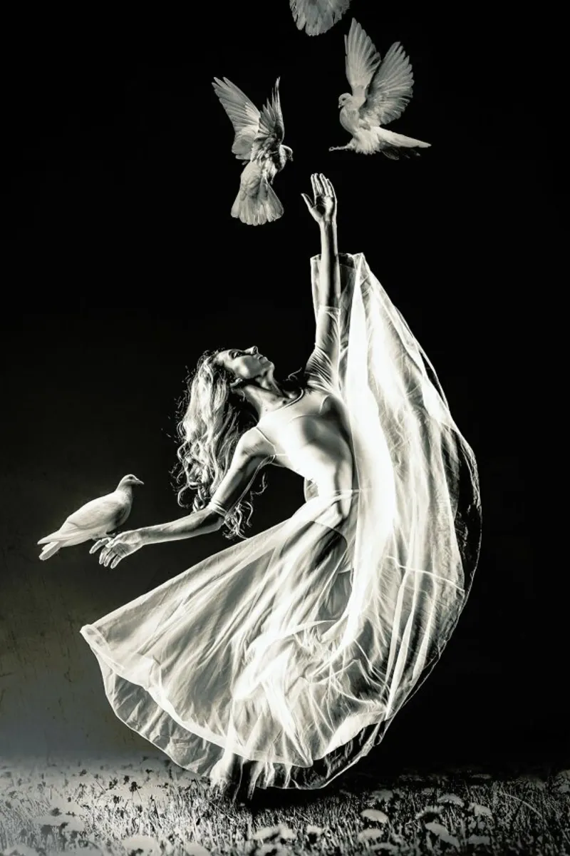 Ballerina pellicola backlit da Wouter Rikken