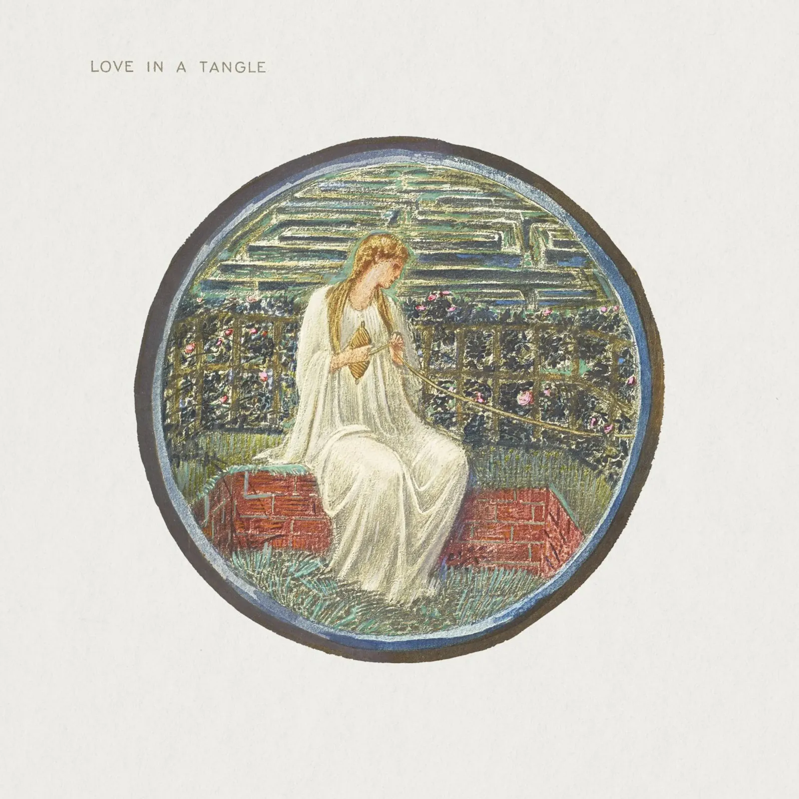 Burne-Jones: L'amore in un groviglio - Arte simbolista del libro di fiori (1 tela con Cornice a cassetta da ClubArt