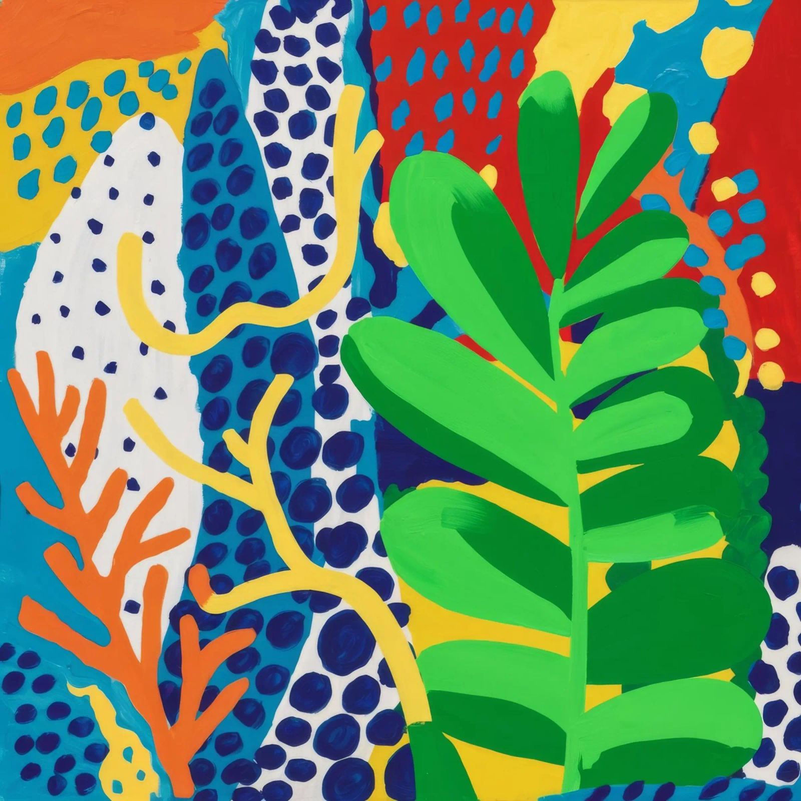 Jungle chromatique verdoyante poster de Dawn Light