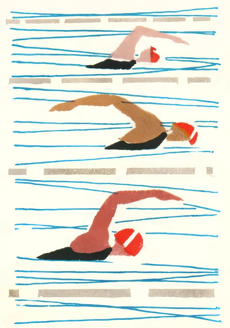 Swimming Pool poster by holmes Shop
