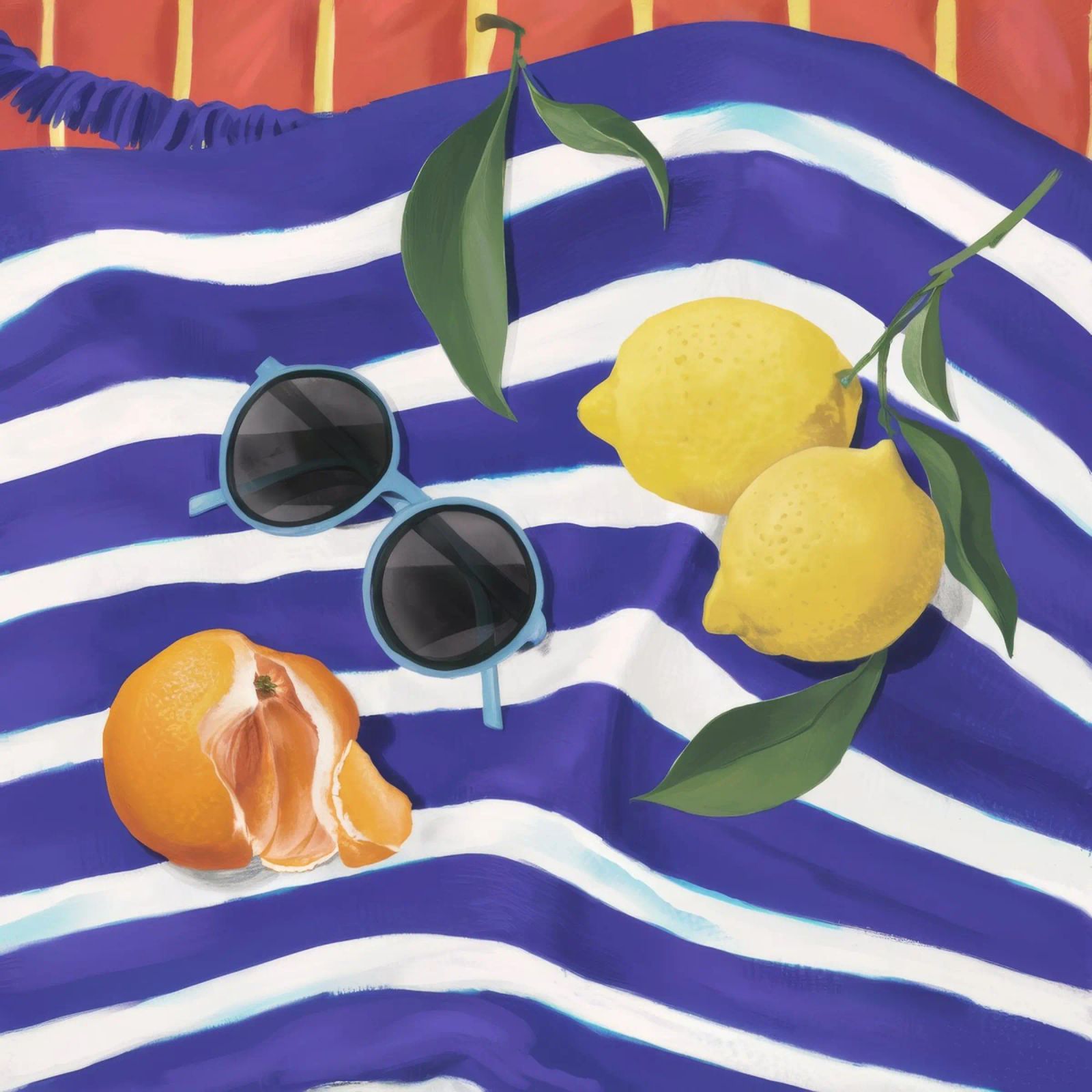 Azure Citrus Stillness pellicola backlit da Dawn Light