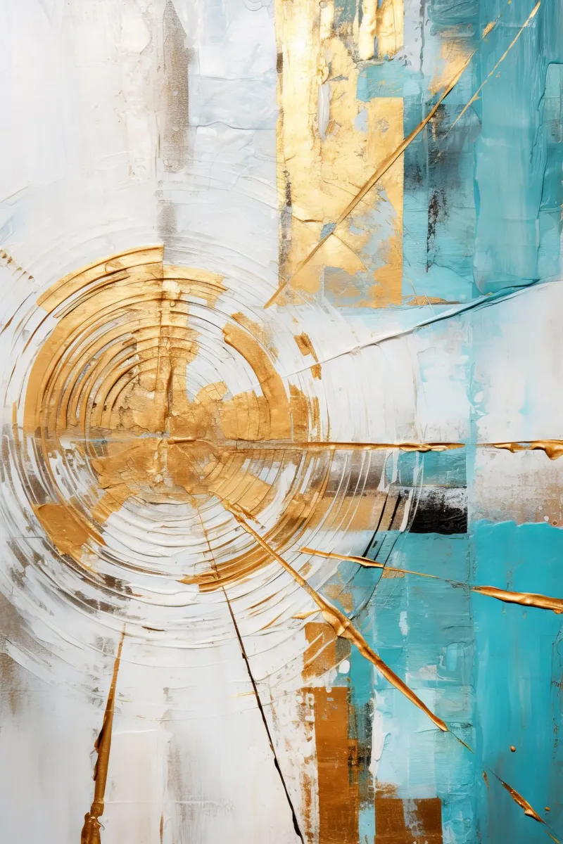 ABSTRACT ART Il calore del sole carta hahnemühle da Melanie Viola
