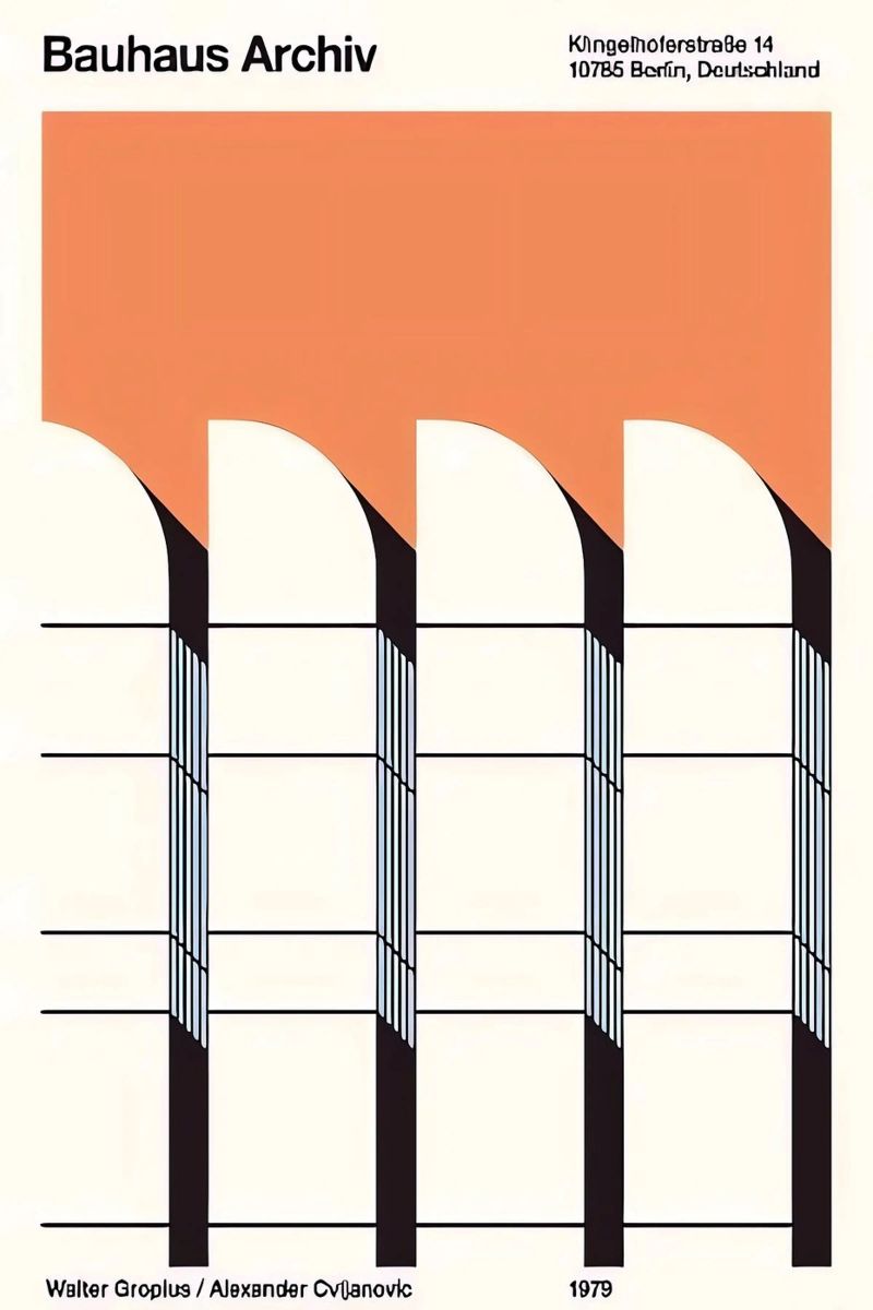 Bauhaus Poster von Maegan