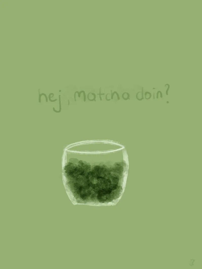 Hej, matcha doin? pellicola backlit da kind thoughts to paper