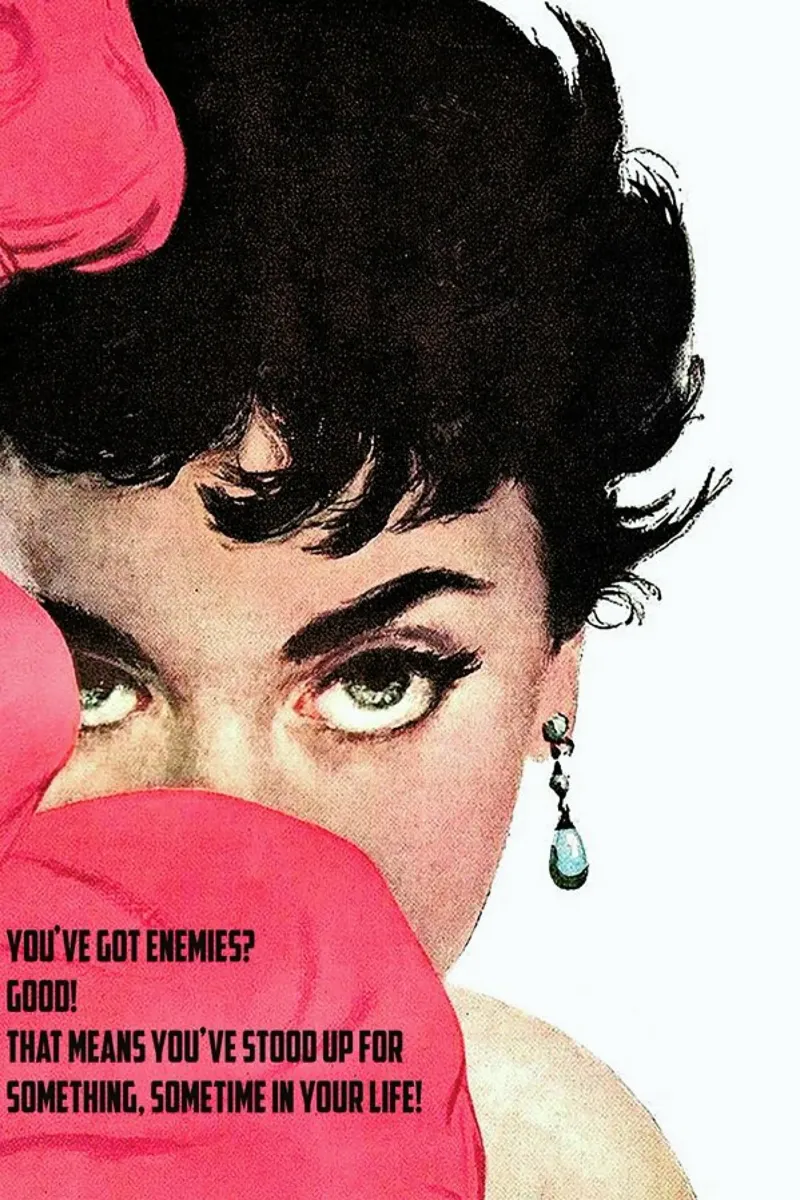 You've Got Enemies? pellicola backlit da Gallery Print and Art Limited