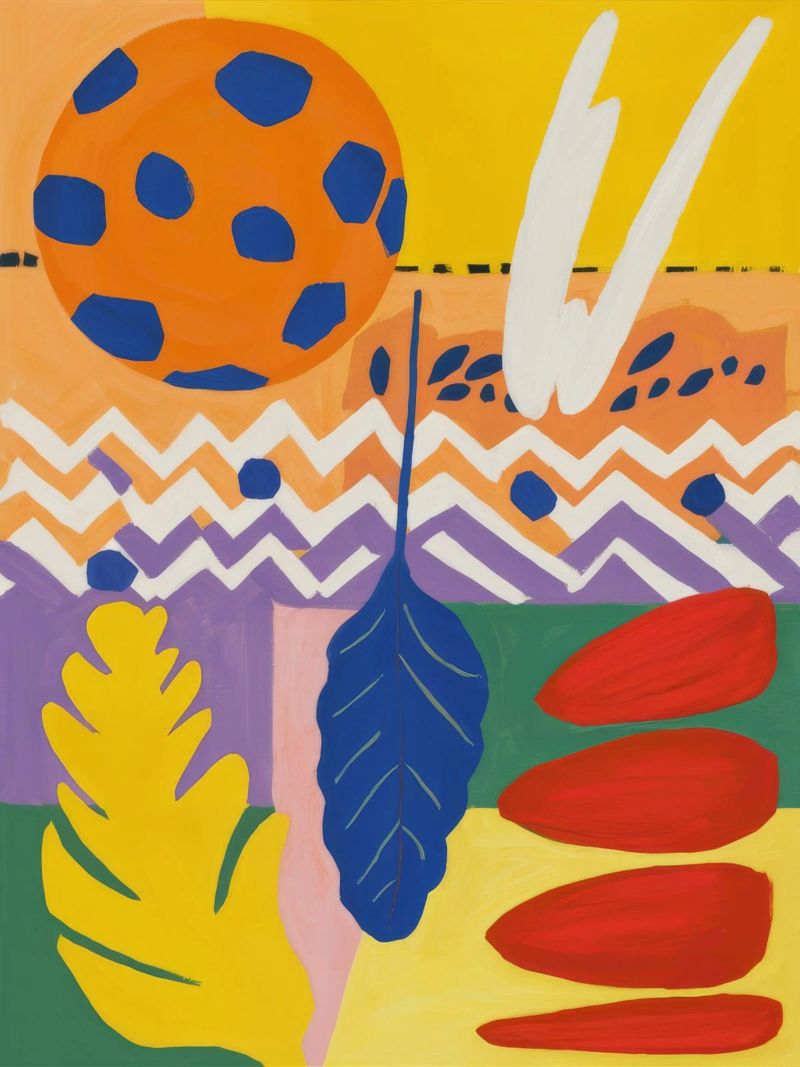 Jeu rythmique abstrait poster de Dawn Light