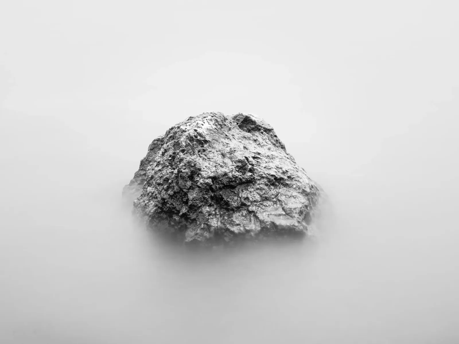 Nero minimale alluminio dibond da PhotoVibe Decor